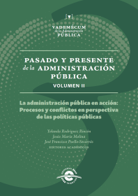 Cubierta Pasado y presente de la administración pública volumen 2